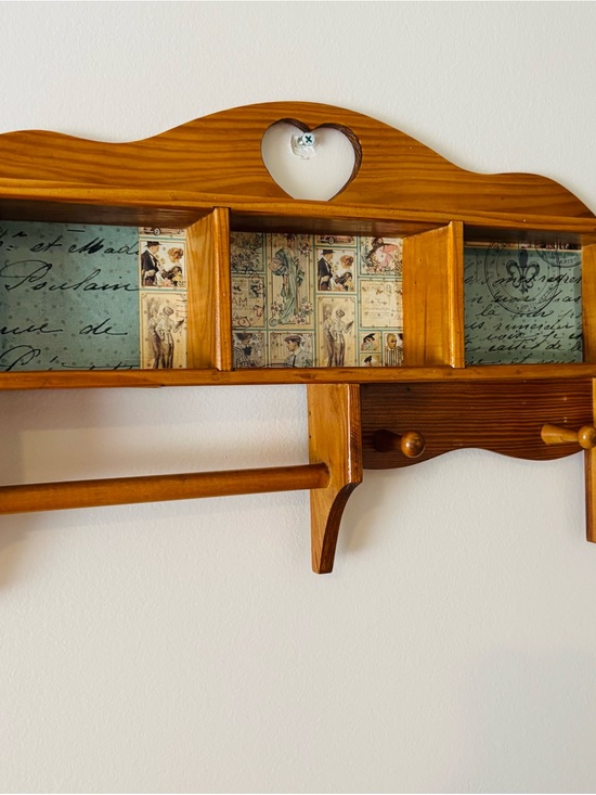 no brand Other - Vintage Wood Wall Shelf